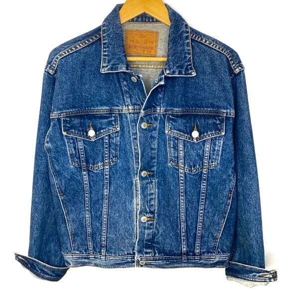 ET VOUS Jackets & Blazers - Vintage ET VOUS Women’s Denim Trucker Jean Jacket Size Large Made In Hong Kong L